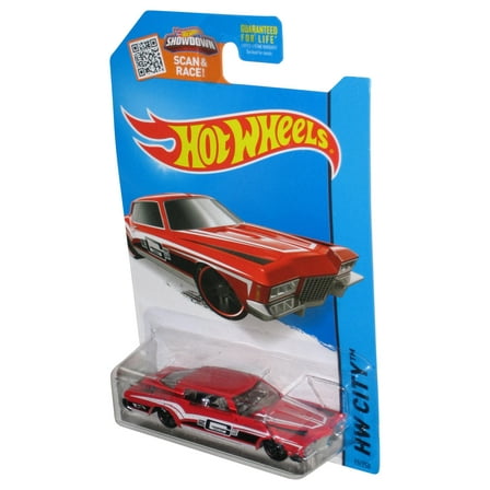 Hot Wheels HW City 1971 Buick Riviera (2013) Red Die-Cast Toy Car 15/250