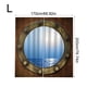 thumbnail image 5 of Inteprter Cortina de 2 uds con patrón de paisaje, decoraciones impermeables para ventanas, cortina para colgar en la pared, lavable a máquina para sala Sombras de ventana L Inteprter HA010888-03, 5 of 6