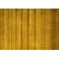 thumbnail image 1 of Ahgly Company Indoor Rectangle Oriental Yellow Modern Area Rugs, 4' x 6', 1 of 4
