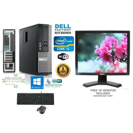 DESKTOP COMPUTER Dell OptiPlex 990 SFF i5 2400 Quad 3.1GHz 8GB 1TB HD & Windows 10 Pro 64 - Used