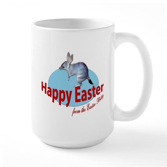 CafePress - Easter Bilby Gifts, Large Mug - 15 oz Ceramic Large White Novelty Mug