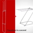 thumbnail image 4 of Soporte Para Toallas De Acero Inoxidable, Plegable, Desmontable, A Prueba De Herrumbre, A Prueba De Arañazos, Práctico Colgador De Secado De Paños Para Cocina, Baño, Balcón Speravity HA014068-00, 4 of 7