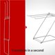 thumbnail image 4 of Soporte Para Toallas De Acero Inoxidable, Plegable, Desmontable, A Prueba De Herrumbre, A Prueba De Arañazos, Práctico Colgador De Secado De Paños Para Cocina, Baño, Balcón Speravity HA014068-00, 4 of 7