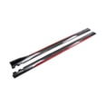 thumbnail image 1 of Faldas laterales universales Cola Fibra de Carbono Rojo Extensión de faldones laterales de coche, 1 of 8