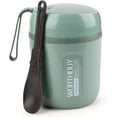 thumbnail image 2 of Insulated Food Jar For Adult with Foldable Spoon, 16oz Hot Food Container for Lunch For School Office Picnic Travel, 2 of 7