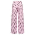 thumbnail image 4 of Delayuji Women's Casual Pants Loose Mid Pants Straight Leg Pants With Polka Dots Trendy, 4 of 4