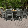thumbnail image 3 of Highwood 7-pc Lehigh Dining Set - 42" x 84" Rectangle Table, Counter Height, Outdoor, Eco-friendly, Synthetic Wood, 3 of 9