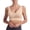 Beige, variant on Gymayou Womens Sports Bra No Underwire Lift Up Supportive Bras Mesh Hollow Out Comfortable Breathable Bras Athletic Yoga Bra Beige L