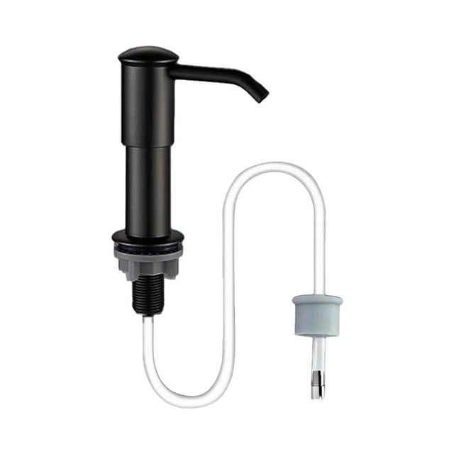 Dispensador de jabón integrado bomba dispensadora de jabón para manos y platos negro Macarena