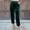 *Green, variant on GILIGEGE Women's Elastic Waist Ankle Length Velvet Joggers Pants Winter Regular Velvet Harem Pant High Waist Yoga Trousers Casual Track Cuff Stretch Trousers with Pockets Black L