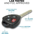 thumbnail image 5 of 2 New Replacement Keyless Entry Remote Fob Car Key Combo for GQ4-29T - G Chip, 5 of 6