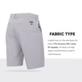 thumbnail image 5 of Visive Men's Hybrid Quick Dry Shorts - Stretch Fabric for Golf, Swimming, Hiking - Stylish Casual Wear - Big & Tall Sizes up to 44 - Versatile Land & Sea Comfort - Ultimate Comfort with Classic Fit, 5 of 7