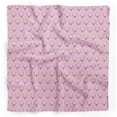 thumbnail image 1 of Bimba Foulard en Pure Soie Imprimée à Rayures Feuilles Roses et Monture d'Orignal, Foulard Tour de Cou, Bandanas d'Été pour Cheveux pour Femmes 40 x 40 Pouces, 1 of 6