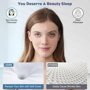 Balea Memory Foam Neck Pillow for Neck Support, White