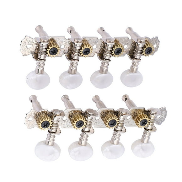8 String Mandolin Tuners for Fine String Adjustment, Easy Installation, with Complete Fittings for Mandolin Instruments