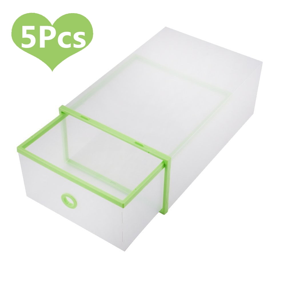 Yosoo Storage Drawers, Shoe Boxes Storage, Transparent Multifunction