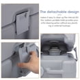 thumbnail image 6 of JAXPETY 5.3 Gallon Portable Toilet Camping Porta Potty for RV Travel, Boat and Trips, Gray, 6 of 22