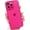 Hot Pink, variant on Compatible with iPhone 13 Pro Max Clear Case 6.7 inch,Cute Curly Wave Frame Design,Neon Bright Solid Color,Transparent Soft Silicone Protective Shockproof Phone Cover for Women Girls-Hot Pink