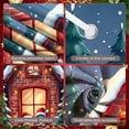thumbnail image 3 of Cute Christmas Cat Banner Christmas Style Holiday  Door Banner Xmas Banner for Christmas Party Holiday Decoration Winter Celebration, 3 of 8