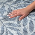 thumbnail image 3 of Addison Rugs Dream Shag Premium Machine Washable Transitional Tropical, Leaves, Botanical Blue Runner Rug, 2'3" x 7'6", 3 of 8