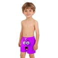 thumbnail image 4 of Pantalones cortos de bolsillo para niños con cordón elástico estampado casual traje de baño pantalones de cinco puntos, 4 of 8