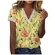 thumbnail image 1 of Top casual de manga corta para mujer con cuello en V y estampado degradado sexy de verano para mujer Fridja  ghk5816, 1 of 9