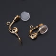 thumbnail image 2 of ESTONE 10Pc Clip-on Earring Converter Non-pierced Ear Hoop With Comfort Earring Cushion, 2 of 8