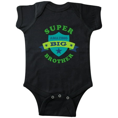 

Inktastic Super Amazing Big Brother Gift Baby Boy Bodysuit