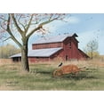 thumbnail image 2 of Jacobs, Billy 24x19 Black Ornate Wood Framed with Double Matting Museum Art Print Titled - Summers End, 2 of 4