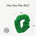 thumbnail image 4 of Motique Accessories Set of 2 Solid Scrunchie Hair Tie for Adult Women and Girls, 4 of 5