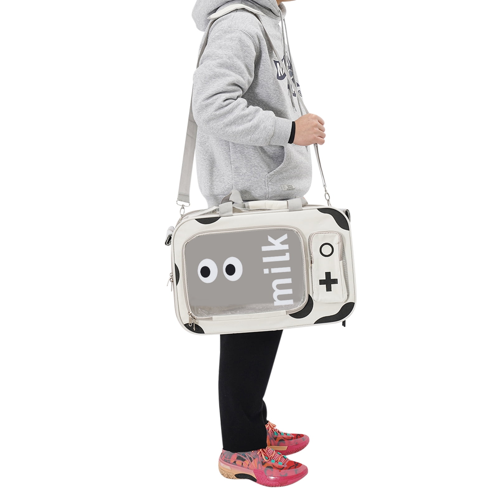 Travel Pet Carrier, Pet Bag for Cats, Rectangular Pet Backpack Carrier 48*25*32cm