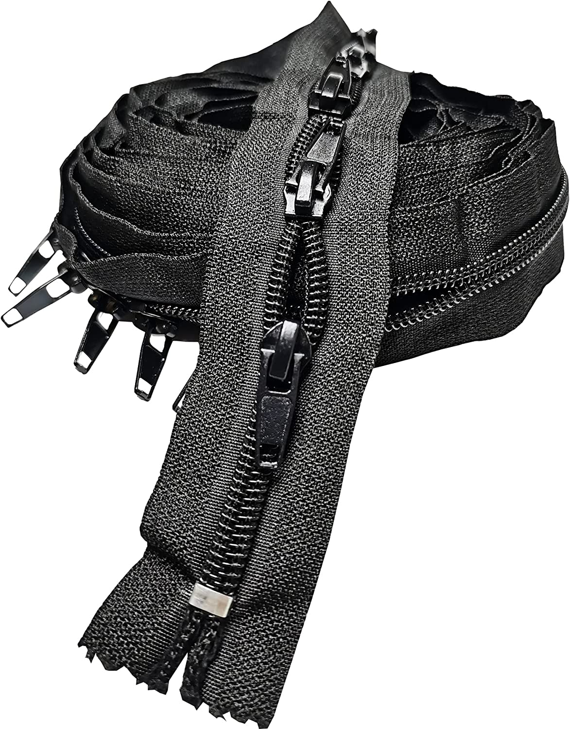 5 Nylon Coil Zippers by The Yard Bulk 5 Yards Long Zipper Continuous