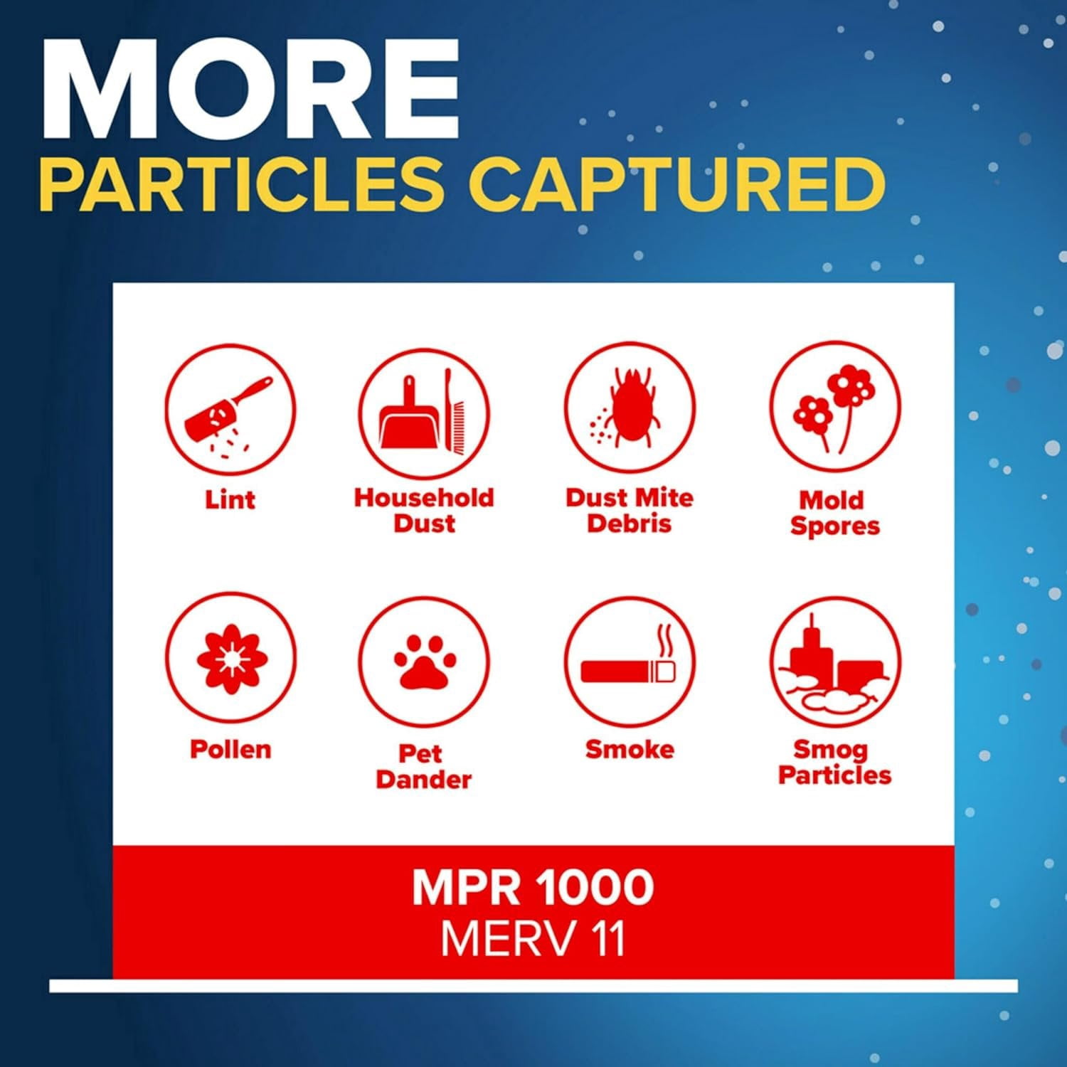 Filtrete 18x20x1 Air Filter, MPR 1000, MERV 11, Micro Allergen Defense 3-Month Pleated 1-Inch Air Filters, 4 Filters