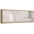 thumbnail image 3 of IDEA4WALL Extra Large Framed Canvas Print Wall Art Abstract Minimalist Texture in Neutral Tones Fine Art Contemporary Graffiti Wall Decor Oversized Artwork Relax/Calm for Living Room - 60"x20", 3 of 5