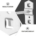 thumbnail image 3 of LRXIYODE 10Pcs Peg Board Wall Hooks for Home Organization with Iron 1In Square, 3 of 8