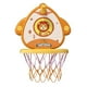thumbnail image 1 of Juego de aro de baloncesto para niños, altura ajustable, pequeño soporte de pared para interior, kit de aro de baloncesto, portería de baloncesto de juguete con inflador de balón, color naranja, 1 of 12