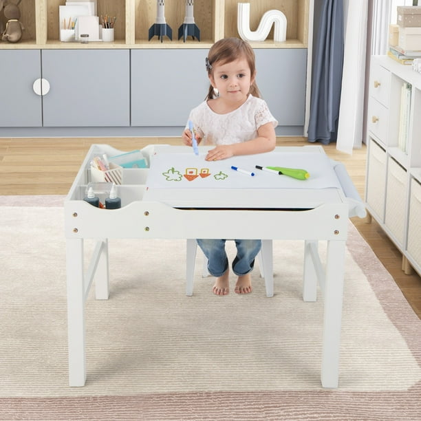 Mesa de actividades Infantil de Madera Costway 86,5 x 60 x 57 cm