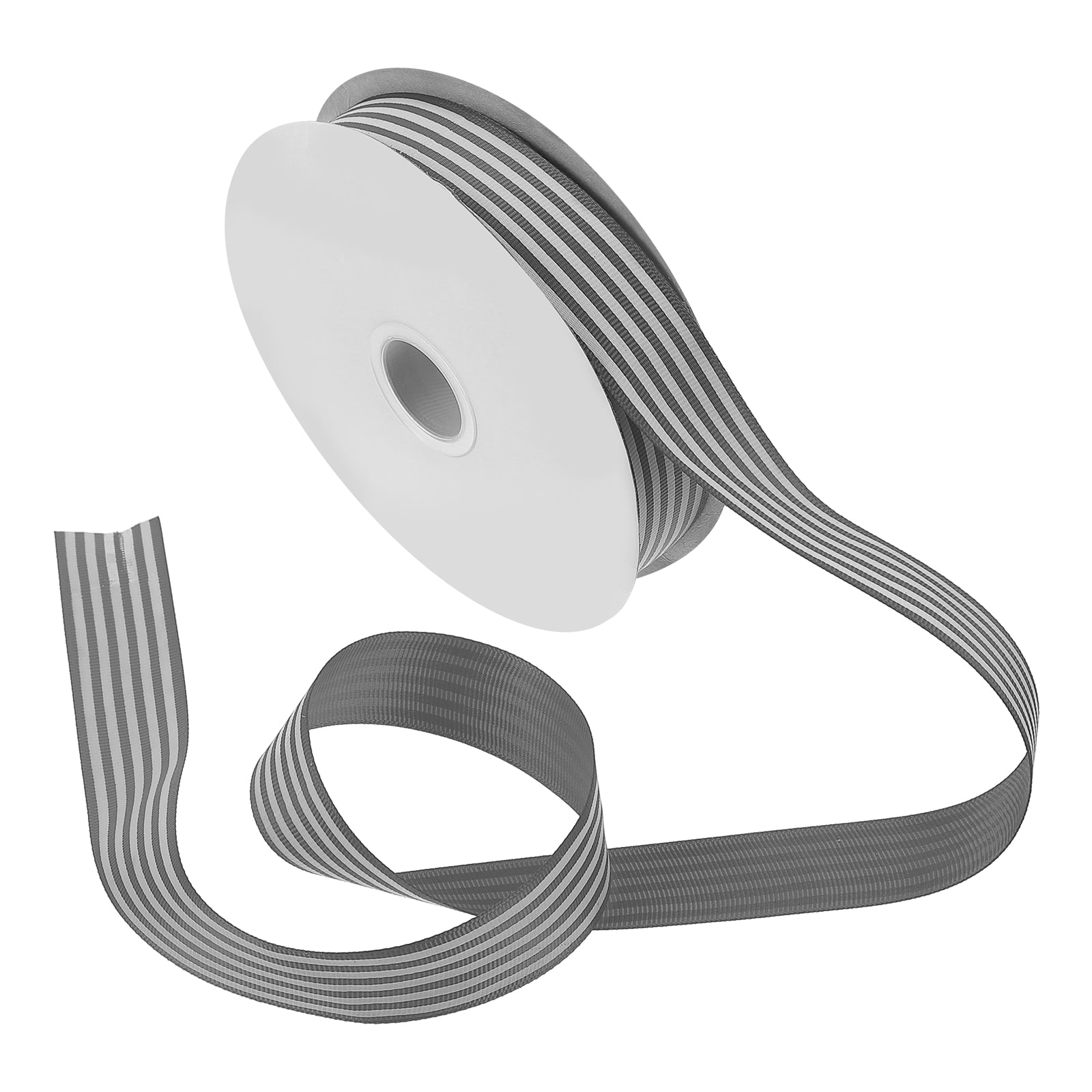 EXHUMKY Premium Black Decorative Ribbon for Sewing, Crafting, Wrapping, and Projects with Workmanship