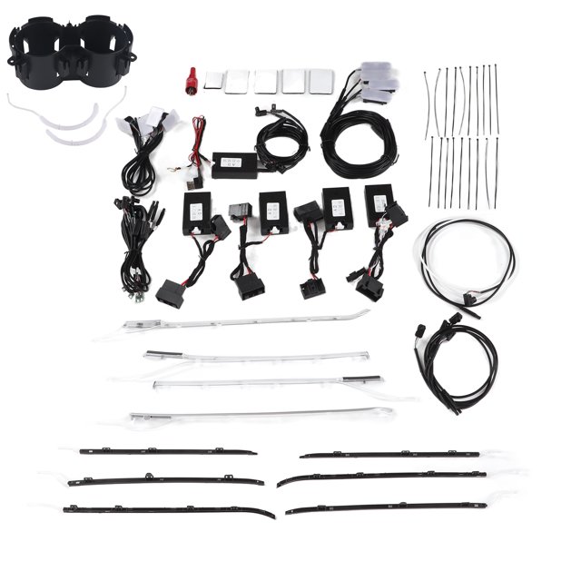 Mises à Niveau Intérieures 30 Couleurs Kits d'Éclairage LED pour Télécommande MMI Remplacement pour A4 A5 B9.5 2020-2021