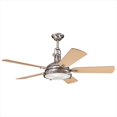 thumbnail image 1 of Decorative Fans 300018BSS Hatteras Bay Ceiling Fan in Brushed Stainless Steel, 1 of 1