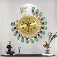thumbnail image 1 of BBLCY Horloge Murale Grande Clocks pour Salon Déco Décoration Dorée Horloge Murale Silencieuse à Piles Sans Tic-Tac pour Chambre Cuisine 14 Pouces Montre Murale Rétro Quartz pour la Maison, 1 of 1