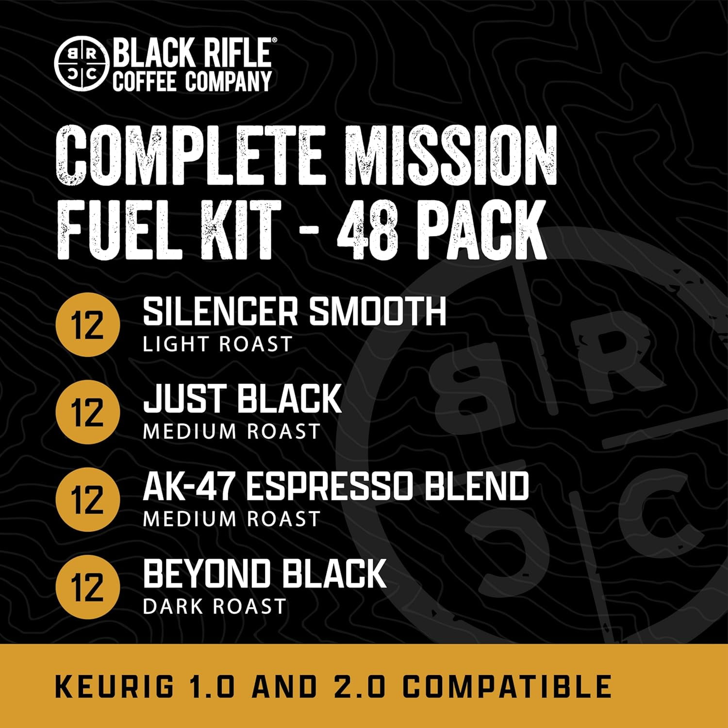 Black Rifle Coffee Company Supply Drop Variety Pack (48 Count of K