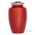 thumbnail image 2 of Eternal Harmony Cremation Urn for Human Ashes | Memorial Urn Carefully Handcrafted with Elegant Finishes to Honor Your Loved One | Elegant and Affordable Urn Large Size with Velvet Bag (Red), 2 of 5