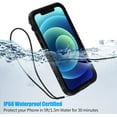 iPhone 12 Mini Case,Waterproof Case with Built in Screen Protector Full