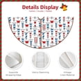 thumbnail image 3 of Fotbe Lighthouse And Beacon Pattern Christmas Tree Skirt, Tree Skirts Plush Christmas Decorations, Christmas Tree Skirts Xmas Decorations Holiday Party Decor-30", 3 of 6