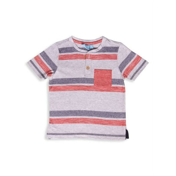 BEAR CAMP ​Little Boy’s Noam Yarn-Dyed Henley T-Shirt