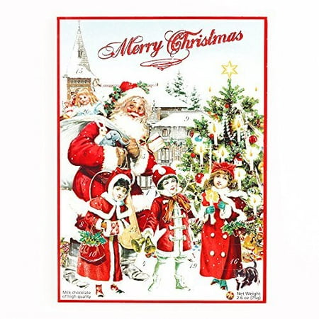 Heidel Nostalgic Advent Calendar 2.64 oz each - Gourmet Christmas Gift for the Holidays (6