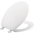 thumbnail image 2 of BEMIS GR70 000 Toilet Seat, With Cover, Plastic, Round, White, 2 of 5