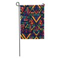 thumbnail image 1 of NUDECOR Geometric Pattern Watercolor Painting Triangle Circles Stripes Raster Abstract Brushes Garden Flag Decorative Flag House Banner 28x40 inch, 1 of 2