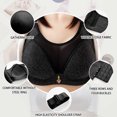 thumbnail image 5 of Penkiiy Women Bras Woman's Fashion Bowknot Printing Comfortable Hollow Out Bra Underwear No Rims Black Bras, 5 of 8